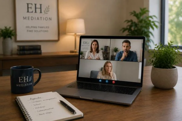 child access mediation Sidmouth online meeting.